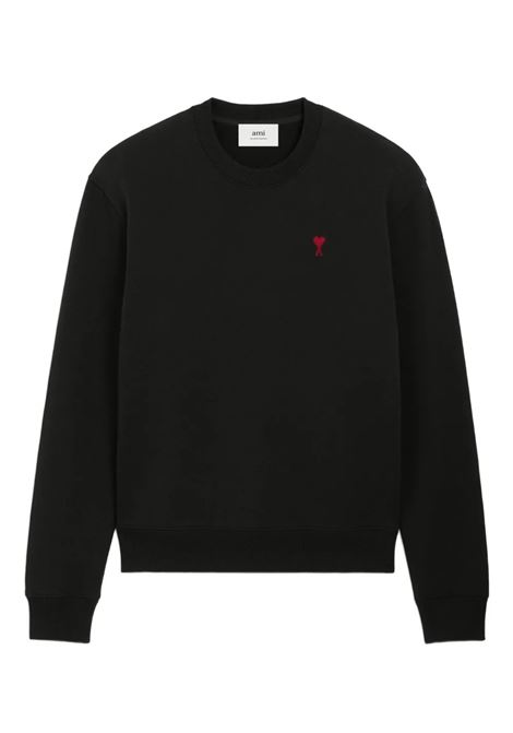 felpa adc uomo nera AMI PARIS | BFUSW035.730001